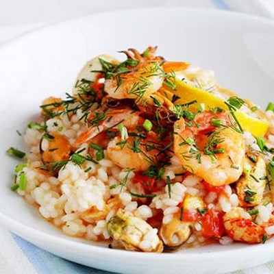 Risotto with Shrimp, Peas, and Fennel | Enfamil US